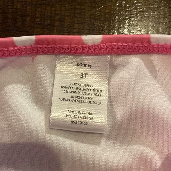 Disney Pink and White Minnie Mouse Swimwear Set 3T - Picture 5 of 7